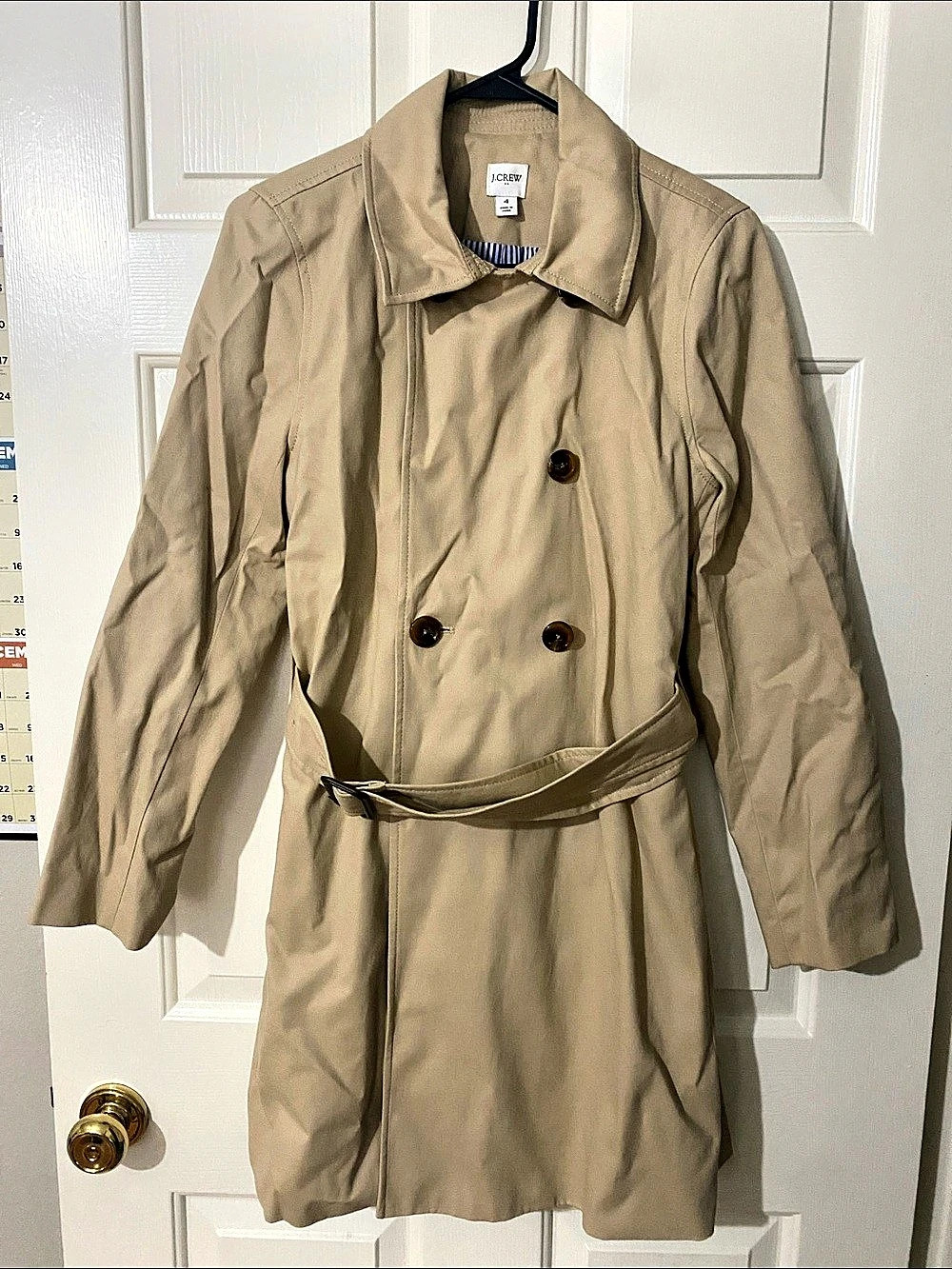 J.Crew Icon Trench Coat Women's Brown Size 4